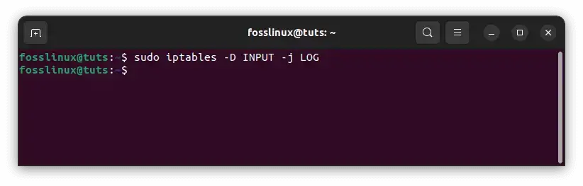 Disable-logging