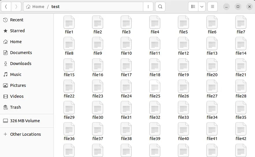 Files-created