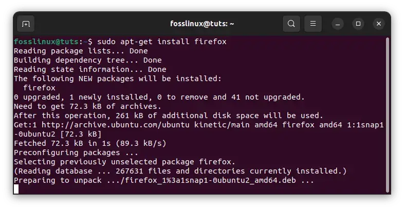 Install-firefox