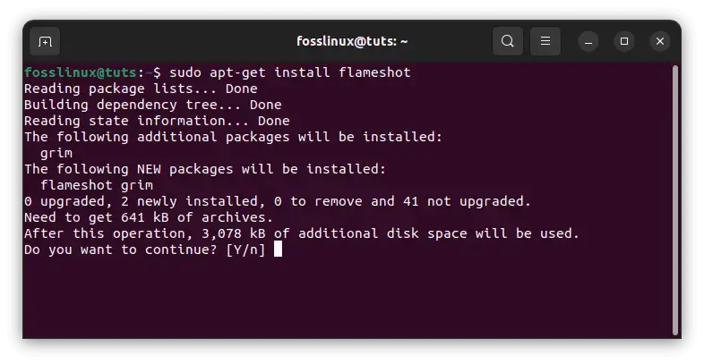 Install-flameshot