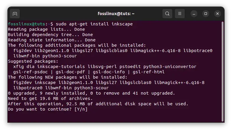 Install-inkscape
