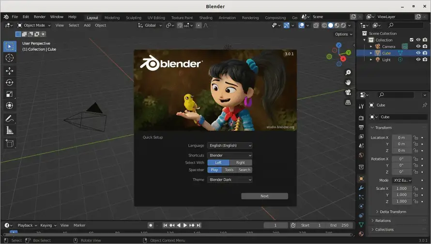 Launch-blender