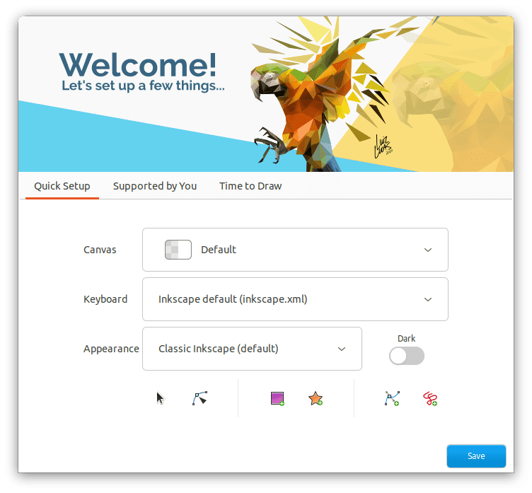 Launch-inkscape
