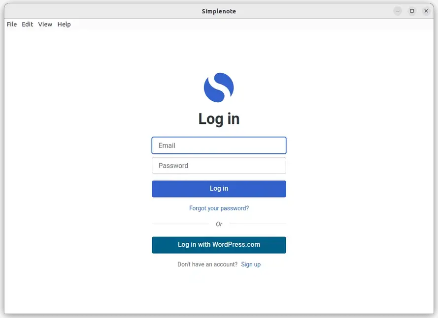 Launch-simple-note