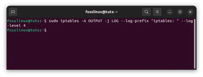 Log-all-outgoing-packets
