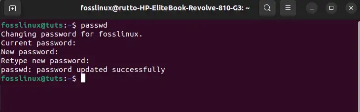 Root-user-password-creation
