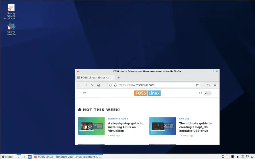 SparkyLinux-Desktop