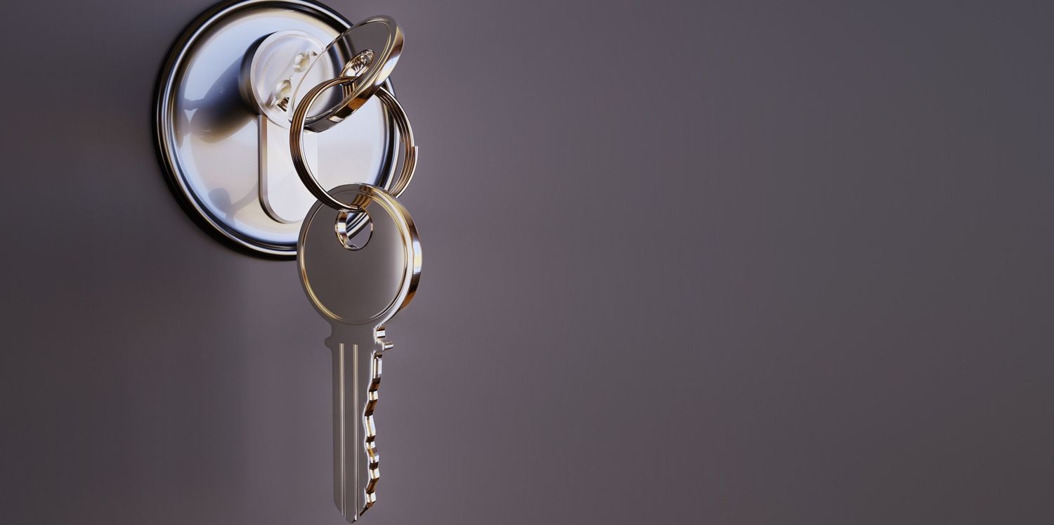 key-on-door